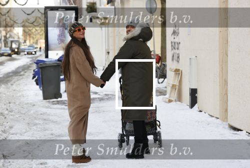 Amsterdam 9 februari 2021
Lil Kleine met zijn vri4ndin Jamie Vaes en hun zoon Lio