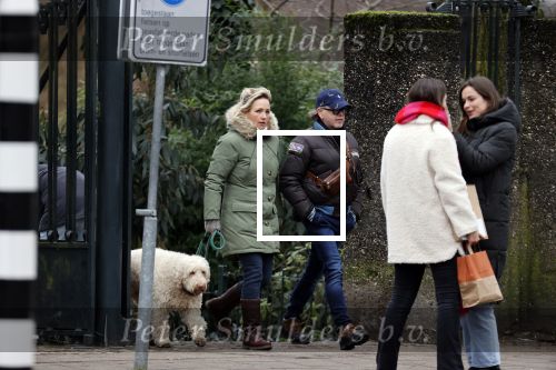 Amsterdam 11 januari 2021
Yvon Jaspers en haar hond met Marc Marie Huijbregts in het vondelpark.
