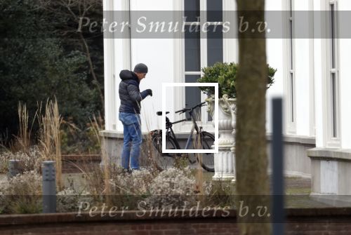 Den Haag 10 januari 2021
Corona overleg in het Catshuis . Mark Rutte kwam op de fiets .