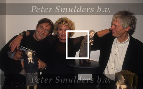 Amsterdam, 27 November 1995
Poppenpresentatie van Martine Bijl
Op de foto met Jan Swinkels en Berend Boudewijn