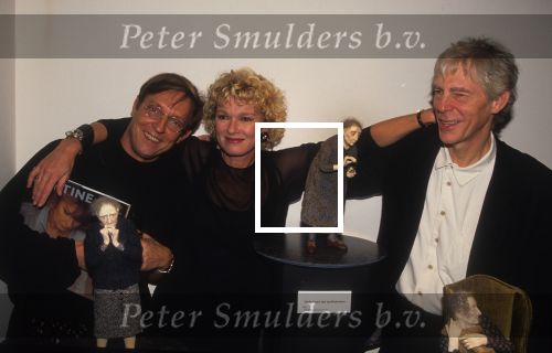 Amsterdam, 27 November 1995
Poppenpresentatie van Martine Bijl
Op de foto met Jan Swinkels en Berend Boudewijn