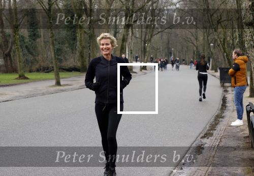 Amsterdam 5 februari 2021
Patricia Snel joggend in het vondelpark
