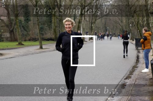 Amsterdam 5 februari 2021
Patricia Snel joggend in het vondelpark