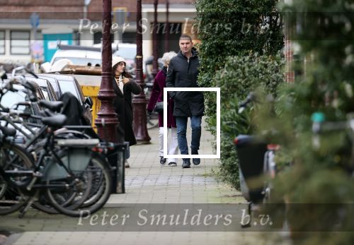 Amsterdam 6 januari 2021
Raoul Heertje met zijn vrouw en dochter in Amsterdam zuid