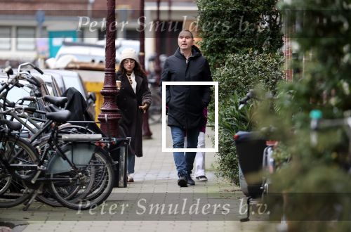 Amsterdam 6 januari 2021
Raoul Heertje met zijn vrouw en dochter in Amsterdam zuid