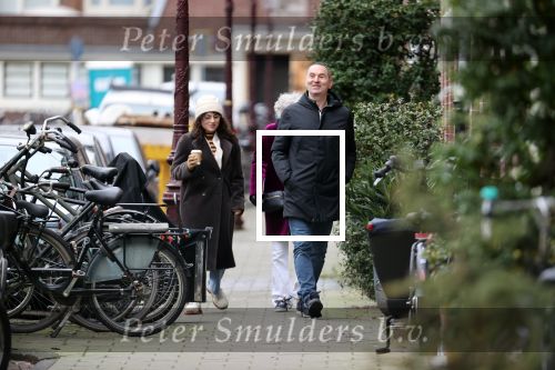 Amsterdam 6 januari 2021
Raoul Heertje met zijn vrouw en dochter in Amsterdam zuid