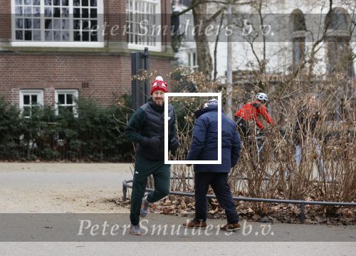Amsterdam 16 februari 2021
Diverse BN ers in het vondelpark tijdens Corona. Selwyn Senatori