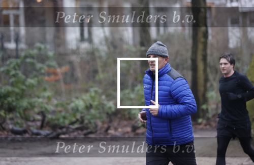 Amsterdam 6 februyari 2021
Theo Sijtzema  ( Oud Big Brother bewoner) joggend in het vondelpark