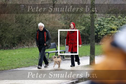 Amsterdam 5 februari 2021
Theodor Holman met partner en hond in het vondelpark