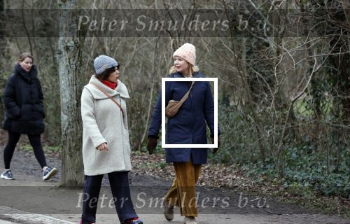 Amsterdam 16 februari 2021
Diverse BN ers in het vondelpark tijdens Corona. Tjitske Reidinga met een vriendin