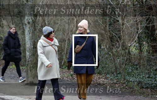 Amsterdam 16 februari 2021
Diverse BN ers in het vondelpark tijdens Corona. Tjitske Reidinga met een vriendin