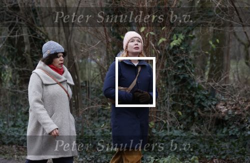 Amsterdam 16 februari 2021
Diverse BN ers in het vondelpark tijdens Corona. Tjitske Reidinga met een vriendin