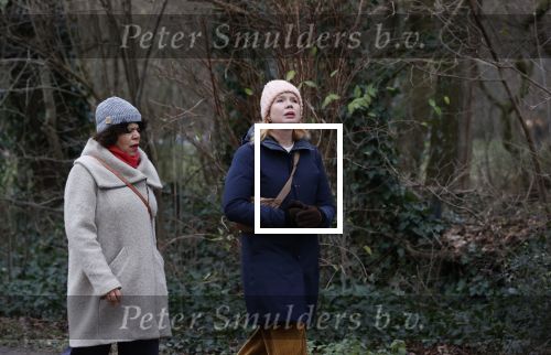 Amsterdam 16 februari 2021
Diverse BN ers in het vondelpark tijdens Corona. Tjitske Reidinga met een vriendin