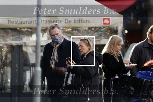 Amsterdam 23 januari 2021
Janke Dekker en Tom Egbers wandelend door Amsterdam zuid.