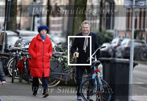 Amsterdam 23 januari 2021
Janke Dekker en Tom Egbers wandelend door Amsterdam zuid.
