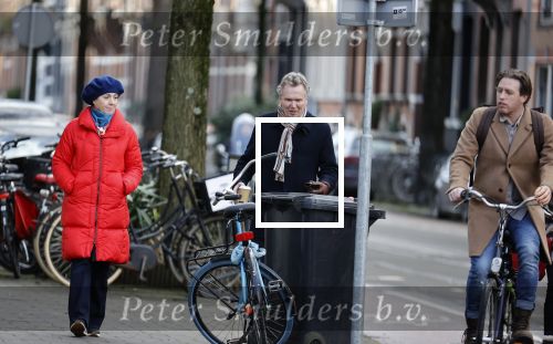 Amsterdam 23 januari 2021
Janke Dekker en Tom Egbers wandelend door Amsterdam zuid.