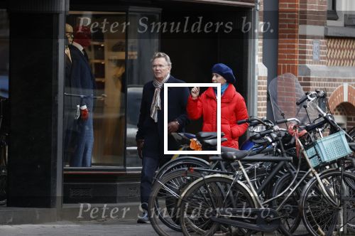 Amsterdam 23 januari 2021
Janke Dekker en Tom Egbers wandelend door Amsterdam zuid.