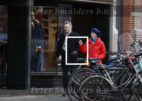 Amsterdam 23 januari 2021
Janke Dekker en Tom Egbers wandelend door Amsterdam zuid.