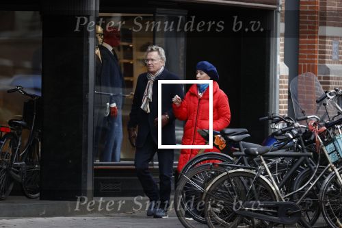 Amsterdam 23 januari 2021
Janke Dekker en Tom Egbers wandelend door Amsterdam zuid.