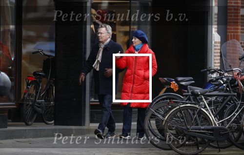 Amsterdam 23 januari 2021
Janke Dekker en Tom Egbers wandelend door Amsterdam zuid.
