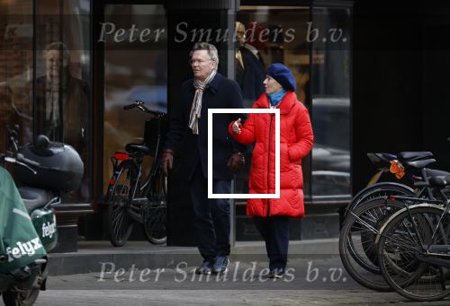 Amsterdam 23 januari 2021
Janke Dekker en Tom Egbers wandelend door Amsterdam zuid.