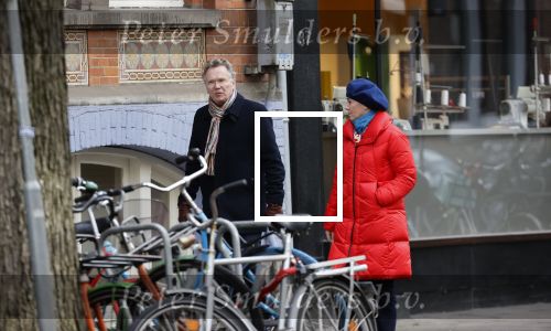 Amsterdam 23 januari 2021
Janke Dekker en Tom Egbers wandelend door Amsterdam zuid.