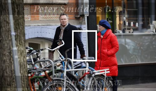 Amsterdam 23 januari 2021
Janke Dekker en Tom Egbers wandelend door Amsterdam zuid.