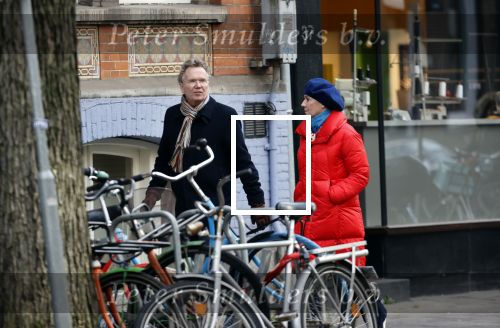Amsterdam 23 januari 2021
Janke Dekker en Tom Egbers wandelend door Amsterdam zuid.