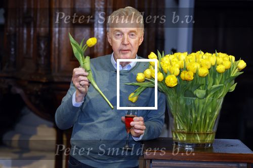 Amsterdam 15 januari 2021
Andre v Duin doopt zijn tulp in de westertoren en gaat daarna op een grote boot tulpen uitdelen op de grachten van Amsterdam.
