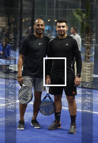 Amsterdam 12 februari 2022
Opening Plaza Padel in Amsterdam west . Aanwezig oa Ronald de Boer Jan Joost v Gangelen Kenneth Perez John v Lottum en Aron Winter. Aron kwam met zijn zoon