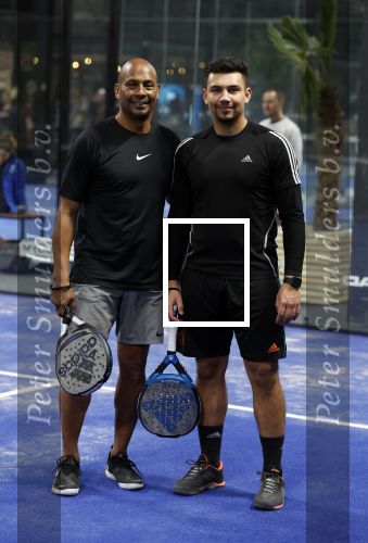 Amsterdam 12 februari 2022
Opening Plaza Padel in Amsterdam west . Aanwezig oa Ronald de Boer Jan Joost v Gangelen Kenneth Perez John v Lottum en Aron Winter. Aron kwam met zijn zoon