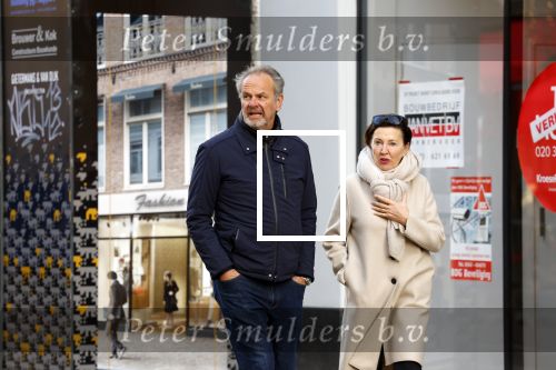Amsterdam 18 januari 2022
Bert Kuizenga en zijn vrouw wandelend in Amsterdam zuid.