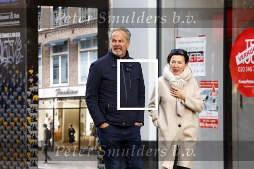 Amsterdam 18 januari 2022
Bert Kuizenga en zijn vrouw wandelend in Amsterdam zuid.
