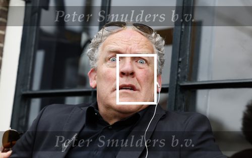Amsterdam 19 januari 2022
Cabaretiers Bert Visscher en Jochem Myer tijdens de landelijke protestactie Kapsalon Theater in de Kleine Komedie. De cultuursector komt in actie tegen de coronamaatregelen. Tientallen theaters in heel Nederland  zijn omgebouwd tot een kapsalon.