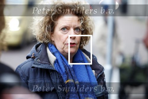 Amsterdam 19 januari 2022
Cabaretiers Bert Visscher en Jochem Myer tijdens de landelijke protestactie Kapsalon Theater in de Kleine Komedie. De cultuursector komt in actie tegen de coronamaatregelen. Tientallen theaters in heel Nederland  zijn omgebouwd tot een kapsalon. Brigitte Kaandorp
