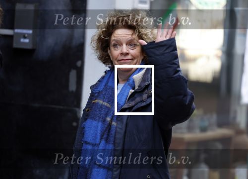 Amsterdam 19 januari 2022
Cabaretiers Bert Visscher en Jochem Myer tijdens de landelijke protestactie Kapsalon Theater in de Kleine Komedie. De cultuursector komt in actie tegen de coronamaatregelen. Tientallen theaters in heel Nederland  zijn omgebouwd tot een kapsalon. Brigitte Kaandorp