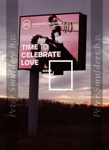 Den Haag Schiphol Muiden 8 februari 2022
Abri aan A1 A12 en A4 van Buddha to buddhadat dit jaar 25 jaar bestaat