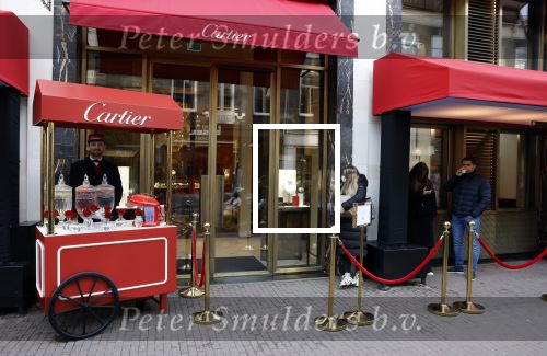Amsterdam 12 februari 2022
Cartier winkel op de pc hooftstraat