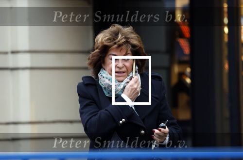 Amsterdam 22 januari 2022
Christine Kroonenberg bellend op straat