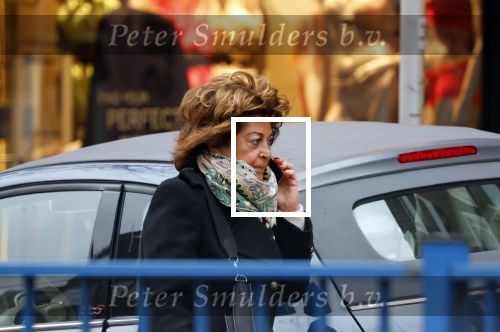 Amsterdam 22 januari 2022
Christine Kroonenberg bellend op straat