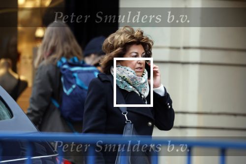 Amsterdam 22 januari 2022
Christine Kroonenberg bellend op straat