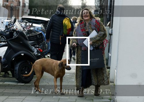 Amsterdam 2 februari 2022
Claudia Schoemacher met haar hond op de pc hooftstraat