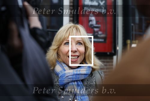 Amsterdam 19 januari 2022
Cabaretiers Bert Visscher en Jochem Myer tijdens de landelijke protestactie Kapsalon Theater in de Kleine Komedie. De cultuursector komt in actie tegen de coronamaatregelen. Tientallen theaters in heel Nederland  zijn omgebouwd tot een kapsalon. Claudia de Breij