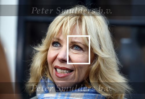 Amsterdam 19 januari 2022
Cabaretiers Bert Visscher en Jochem Myer tijdens de landelijke protestactie Kapsalon Theater in de Kleine Komedie. De cultuursector komt in actie tegen de coronamaatregelen. Tientallen theaters in heel Nederland  zijn omgebouwd tot een kapsalon. Claudia de Breij
