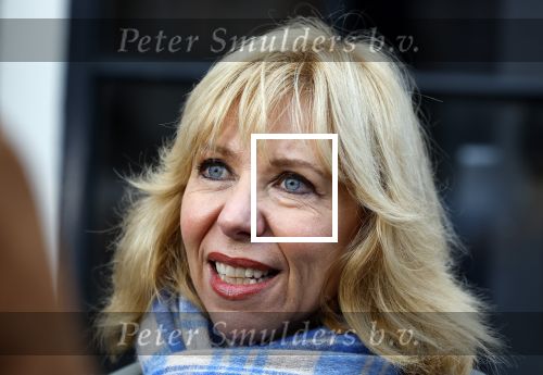 Amsterdam 19 januari 2022
Cabaretiers Bert Visscher en Jochem Myer tijdens de landelijke protestactie Kapsalon Theater in de Kleine Komedie. De cultuursector komt in actie tegen de coronamaatregelen. Tientallen theaters in heel Nederland  zijn omgebouwd tot een kapsalon. Claudia de Breij