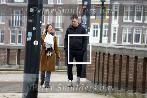 Amsterdam 26 januari 2022
Erik Dijkstra met ... op straat in Amsterdam