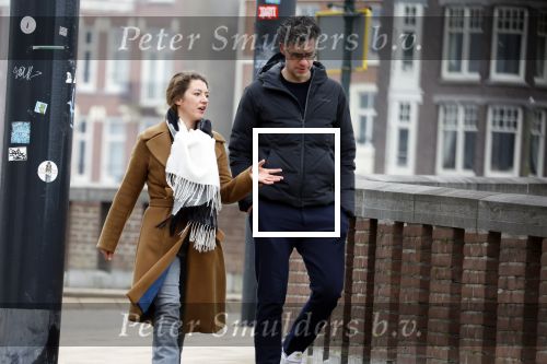 Amsterdam 26 januari 2022
Erik Dijkstra met ... op straat in Amsterdam