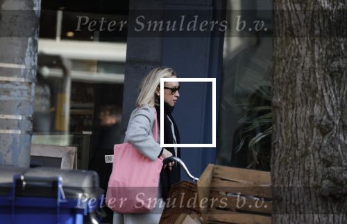 Amsterdam 12 februari 2022
Eva Jinek doet boodschappen in Amsterdam zuid.