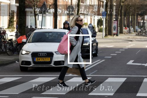 Amsterdam 12 februari 2022
Eva Jinek doet boodschappen in Amsterdam zuid.