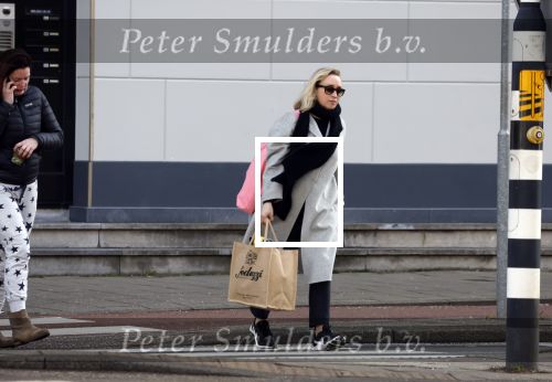 Amsterdam 12 februari 2022
Eva Jinek doet boodschappen in Amsterdam zuid.